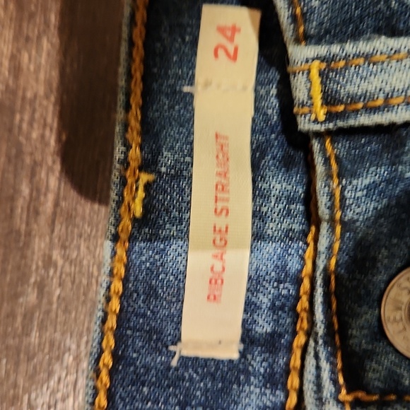 ❤ NWOT! LEVI’S RIBCAGE HIGH RISE STRAIGHT ANKLE JEANS, 00 (24) - Picture 6 of 12